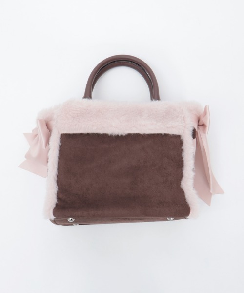 axes femme POETIQUE ショルダーバッグ バッグ レースアップムートン