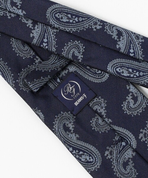 BEAMS F（ビームスF） ネクタイ シルク ペイズリー柄 ジャカード