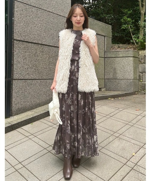 FRAY I.D（フレイ・アイディー） ノースリーブワンピース 1 ホワイト