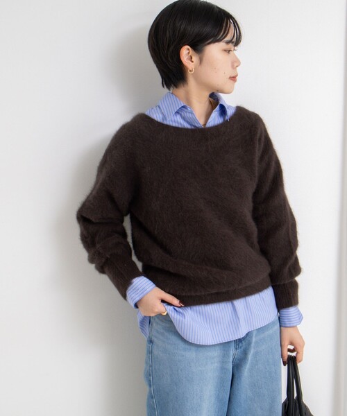 NOLLEY'S Sophi（ノーリーズソフィー） ニット セーター ヘアリー2WAY