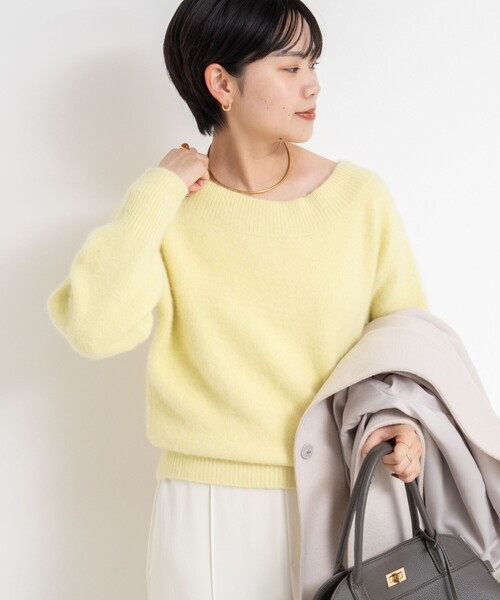 NOLLEY'S Sophi（ノーリーズソフィー） ニット セーター ヘアリー2WAY