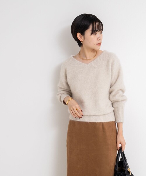 NOLLEY'S Sophi（ノーリーズソフィー） ニット セーター ヘアリー2WAY
