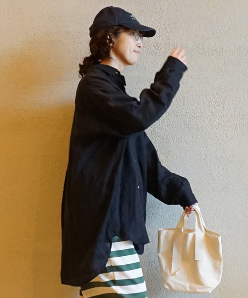 「JOURNAL STANDARD LUXE」 長袖シャツ - ホワイト レディース_画像6