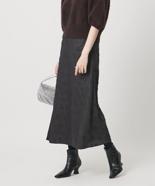 UNITED ARROWS（ユナイテッドアローズ） スカート サテン フラワー