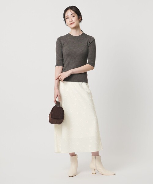 UNITED ARROWS（ユナイテッドアローズ） スカート サテン フラワー