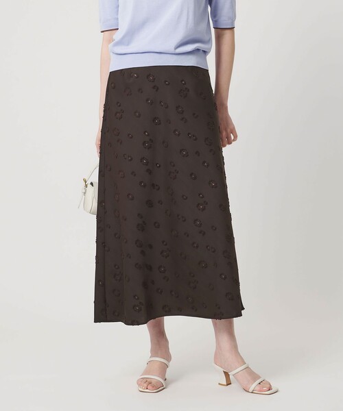 UNITED ARROWS（ユナイテッドアローズ） スカート サテン フラワー