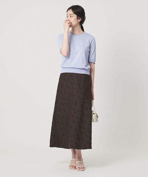 UNITED ARROWS（ユナイテッドアローズ） スカート サテン フラワー