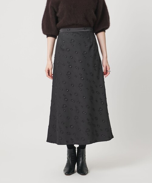 UNITED ARROWS（ユナイテッドアローズ） スカート サテン フラワー