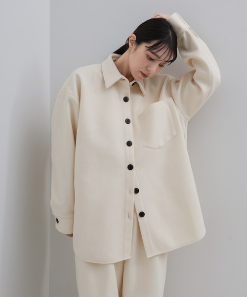 select MOCA（セレクトモカ） カバーオール フェイクウールシャツ
