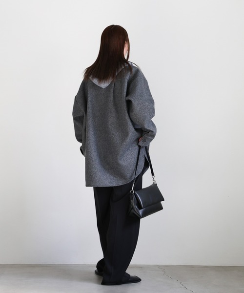 HYKE 新品AWウールブラック シャツジャケット HYKE(ハイク)】WOOL SHIRT JACKET｜PARIGOT ONLINE（パリゴオンライン）