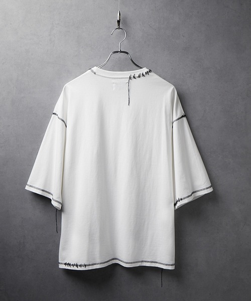 「CIASENSE」 半袖Tシャツ L ホワイト メンズ_画像8