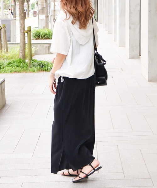 「Social GIRL」 プルオーバーパーカー M ホワイト系その他 レディース_画像9