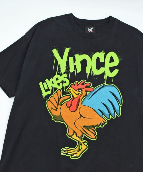 VINTAGE tシャツ 「USED」90's WWE “Vince Likes” プロレス Tシャツ