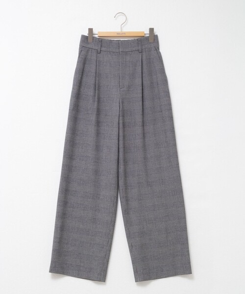 NOLLEY'S（ノーリーズ） パンツ ウォッシャブル両面起毛ワイドパンツ