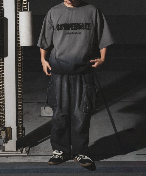 「kutir」 半袖Tシャツ SMALL グレー メンズ_画像4