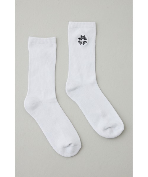 AZUL BY MOUSSY（アズールバイマウジー） 靴下 1ポイント刺繍ロング