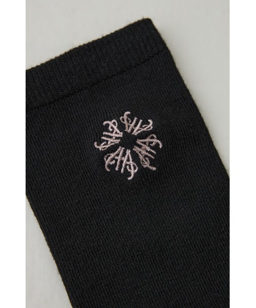 AZUL BY MOUSSY（アズールバイマウジー） 靴下 1ポイント刺繍ロング
