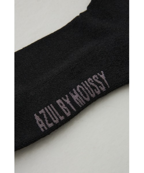 AZUL BY MOUSSY（アズールバイマウジー） 靴下 1ポイント刺繍ロング