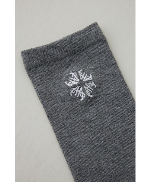 AZUL BY MOUSSY（アズールバイマウジー） 靴下 1ポイント刺繍ロング