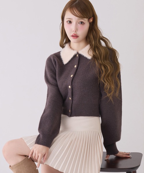 one after another NICE CLAUP ニット セーター 「新色追加」ポロ襟