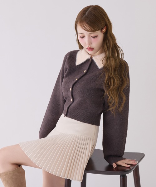 one after another NICE CLAUP ニット セーター 「新色追加」ポロ襟 