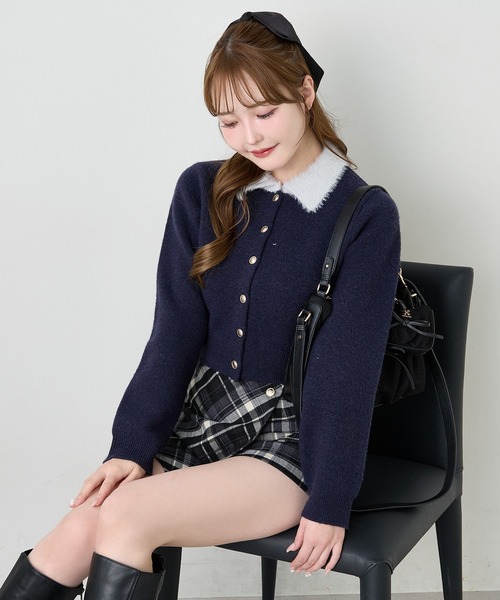 one after another NICE CLAUP ニット セーター 「新色追加」ポロ襟