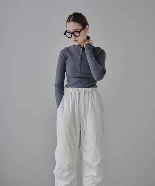 TODAYFUL グレー リブニット 長袖 F TODAYFUL グレー リブニット 長袖 F