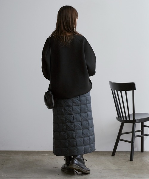 TAION（タイオン） スカート ベーシック セミロングダウンスカート