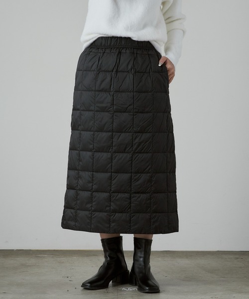 TAION（タイオン） スカート ベーシック セミロングダウンスカート