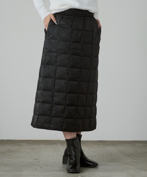 TAION（タイオン） スカート ベーシック セミロングダウンスカート