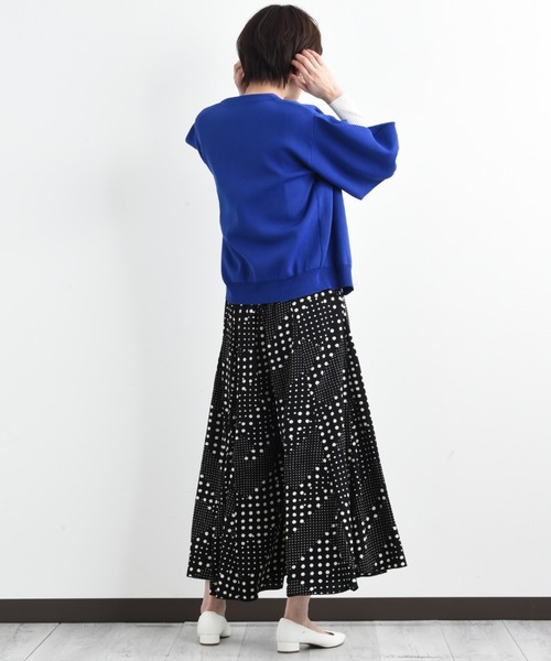 「INTERPLANET」 半袖ニット FREE ベージュ レディース_画像8