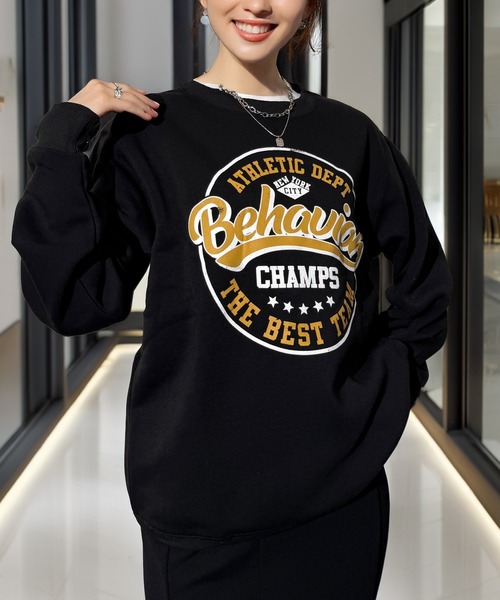 CANDEL ビューティートレーナー Candlestick トレーナー スウェット 初売り 着やすい 暖か 裏起毛