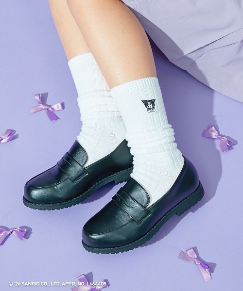 devirock（デビロック） 靴下 「chum」クロミコラボ ルーズソックス