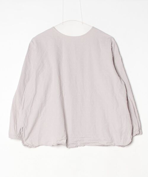 「conges payes ADIEU TRISTESSE」 長袖ブラウス - グレー レディース_画像2