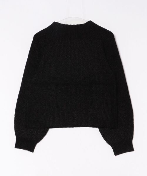 【新品タグ付】ストロベリーフィールズ 花柄ウールニット 黒 STRAWBERRY-FIELDS（ストロベリーフィールズ） ニット セーター コディ