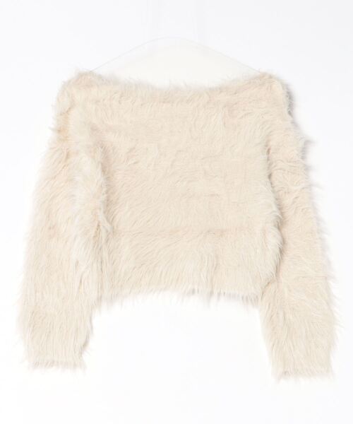 「SpRay」 長袖ニット FREE アイボリー レディース_画像2