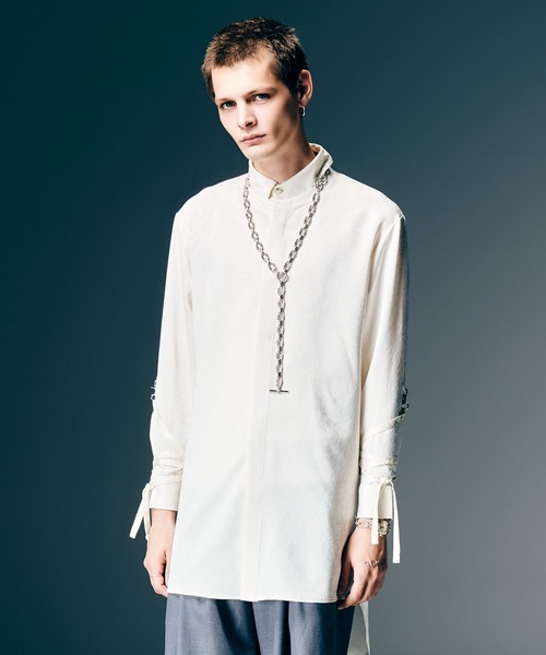 glamb（グラム） シャツ Blow Long Shirt / ブロウロングシャツ メンズ