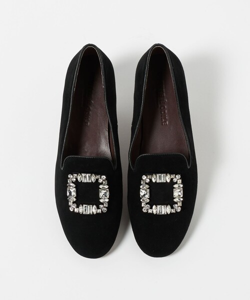 オデットエオディール（ODETTE Ｅ ODILE）/ラウンドオペラビジュー フラット10↑ ODETTE E ODILE（オデット エ オディール） パンプス ラウンドオペラ