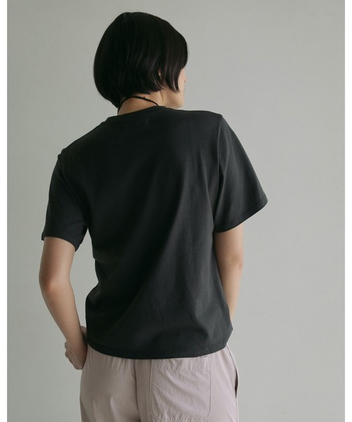 「anuke」 半袖Tシャツ FREE ブラウン レディース_画像6
