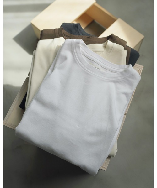 「anuke」 半袖Tシャツ FREE ブラウン レディース_画像8