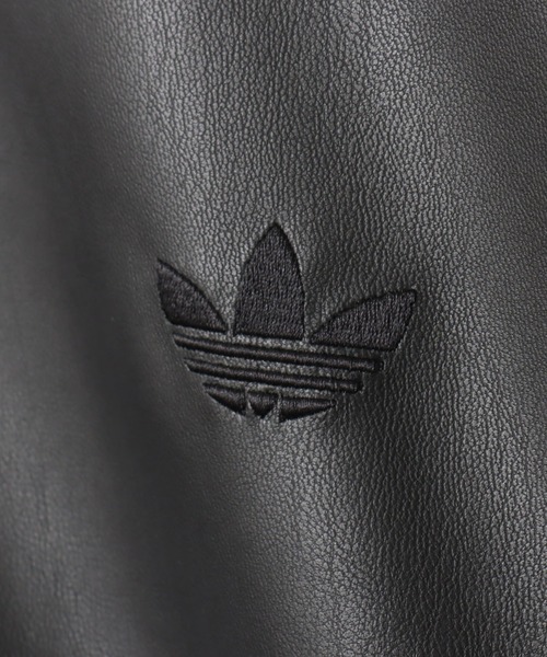 adidas（アディダス） コート ジャケット adidas PLEATHER 3STRIPES
