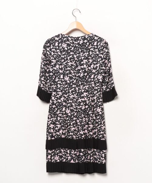 「Milly」 7分袖ワンピース 2 ブラック レディース_画像2