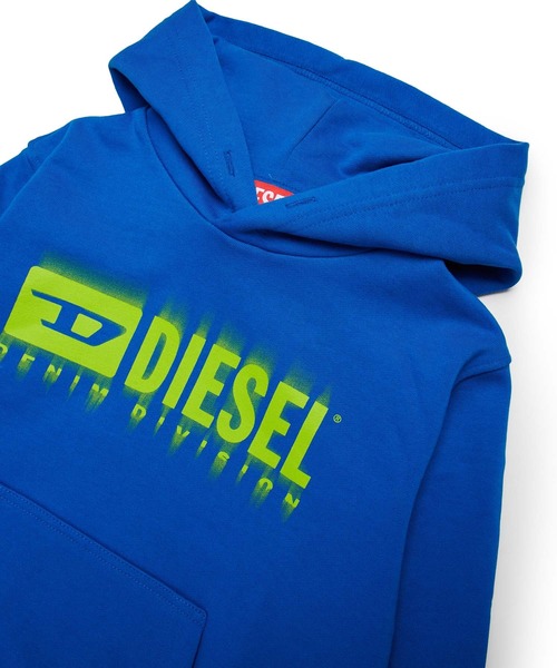パーカー 入学式 DIESEL（ディーゼル）Kids ＆ Junior ブランドロゴフーディーパーカー キッズ 子供服 男の子 女の子の画像