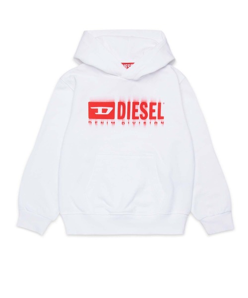 パーカー 入学式 DIESEL（ディーゼル）Kids ＆ Junior ブランドロゴフーディーパーカー キッズ 子供服 男の子 女の子の画像