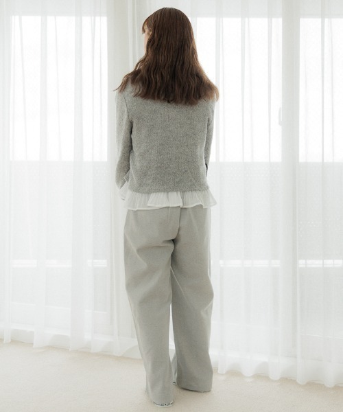 「flower」 パンツ FREE アイボリー レディース_画像7