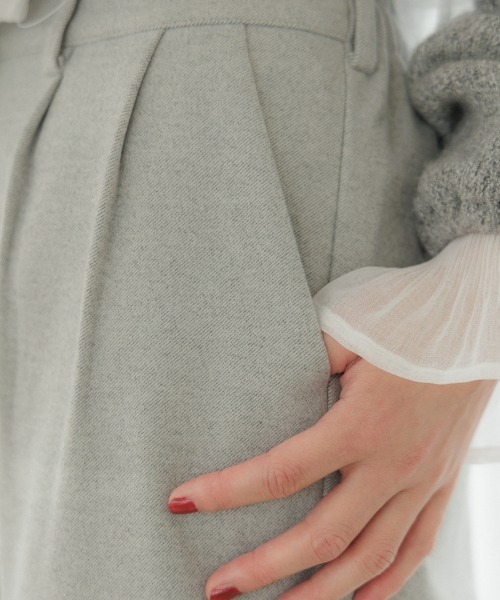 「flower」 パンツ FREE アイボリー レディース_画像9