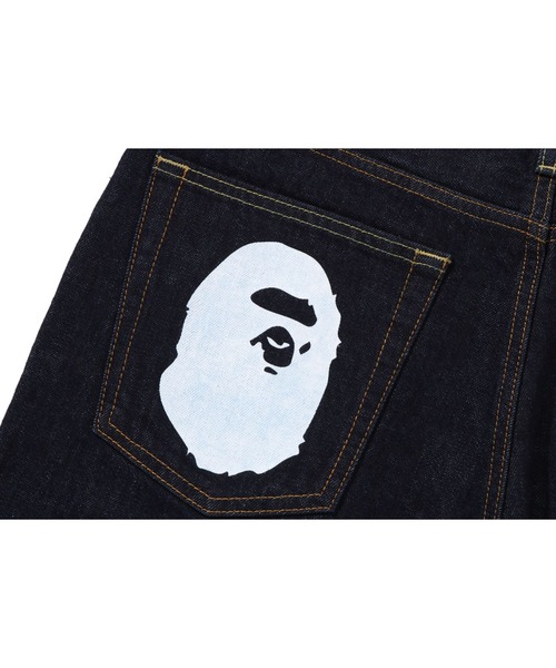 A BATHING APE（アベイシングエイプ） ジーンズ APE HEAD DENIM PANTS
