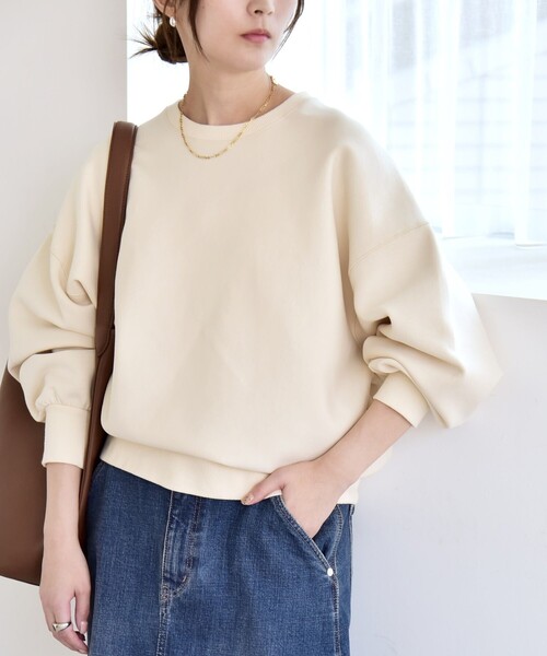「quaranciel」 スウェットカットソー ONE SIZE ブラック レディース_画像5