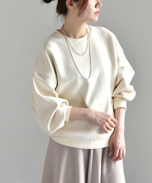 「quaranciel」 スウェットカットソー ONE SIZE ブラック レディース_画像7
