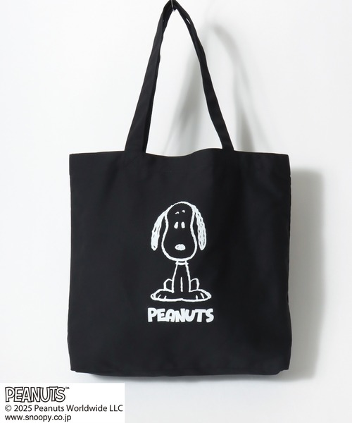 PEANUTS トートバッグ 大きめ PEANUTS SNOOPY（ピーナッツ スヌーピー